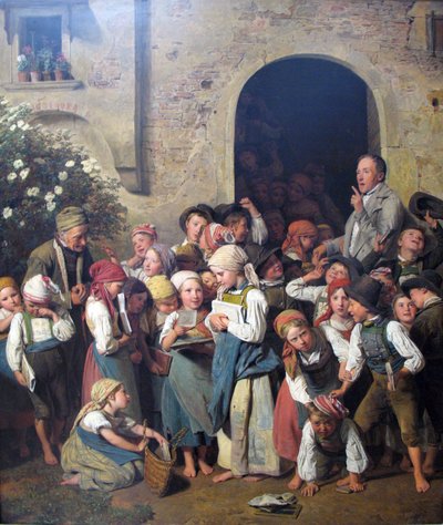 Dopo la scuola da Ferdinand Georg Waldmuller
